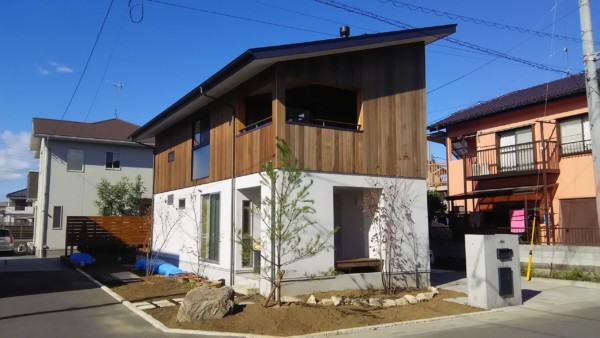 インナーテラスのある家